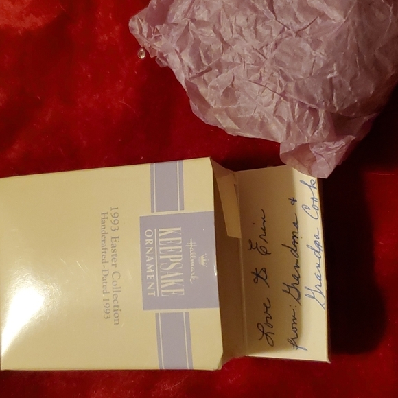1993 VTG Hallmark Keepsake Grandchild Easter - Picture 4 of 14